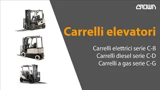 Carrelli elevatori elettrici serie C-B, diesel serie C-D, gas serie C-G