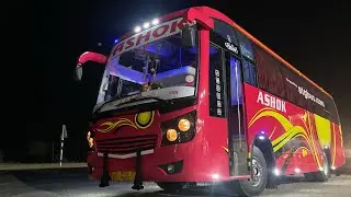 Ashok Travels Ashok LEYLAND BS6 AC Sleeper Gwalior To Indore