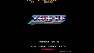 Xevious (Demo) 1982 Namco Mame Retro Arcade Games