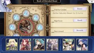 Another Eden - Book of Deluded Beast Challenge (243 Colette no AF, 242M score)