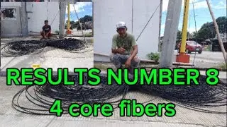 How To Figure 8 Fiber cable One man