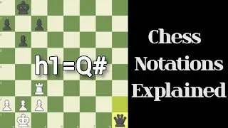 Chess Notations explained. Learn how to read and write the language of chess ♟️.#chessnotations