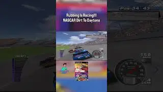 RUBBING IS RACING! NASCAR Dirt To Daytona! #nascar #retrogaming #gaming