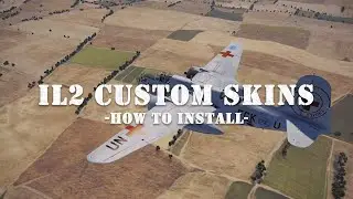 HOW TO Install IL2 Plane Skins Tutorial