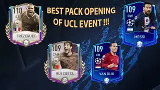 BEST PACK OPENING OF UCL EVENT!!! FIFA MOBILE UCL EVENT! FIFA MOBILE!