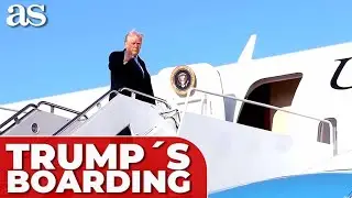 COMMANDING PRESENCE: Trump&rsquo;s Air Force One BOARDING GOES VIRAL