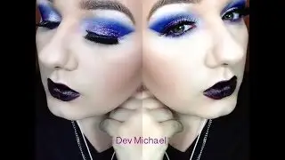 UD Electric Palette Tutorial! Glittery Violet Night Eyes!
