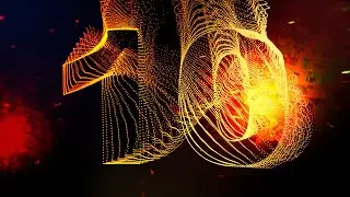 Countdown-Golden Particles 4K