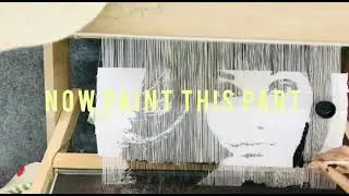 How to weave part 2| wrap painting| weaving lessons