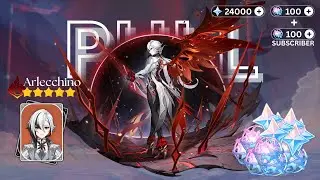 F2P Arlecchino Pull + Subscriber Pull - Genshin Impact 6.1