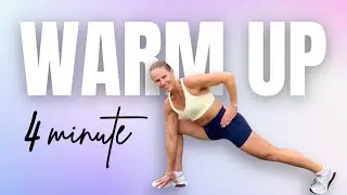 4 MIN WARM UP ROUTINE | Do this before you workout to prevent injury