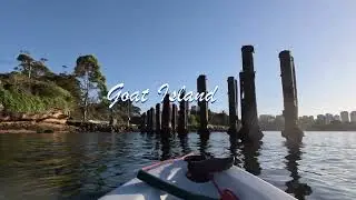Sydney kayaking - Walsh bay to Blues Point Bay via Goat Island