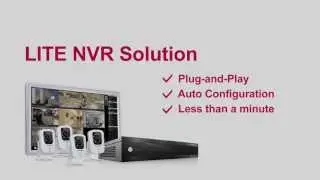 MESSOA Lite NVR Solution Auto Configuration In less than a minute