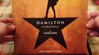 Unboxing - Hamilton An American Musical Original Broadway Cast Recording Vinyl LP Box Set (552918-1)
