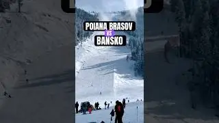 Poiana Brașov vs Bansko &ndash; Slopes, Prices, Reality #shorts #ski #snow