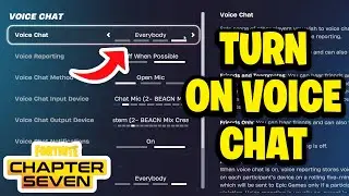 Как включить голосовой чат в Fortnite &mdash; Глава 7