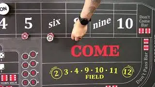lay to inside opening move for craps