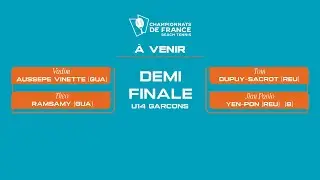 Championnat de France BT par paire 2025 - U14G - AUSSEPE VINETTE/RAMSAMY vs DUPUY-SACROT/YEN-PON