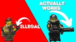 illegal LEGO weapons ￼￼