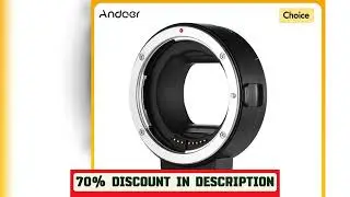 A must-have product!&nbsp;Andoer EF-EOS R Auto Focus Camera Lens Adapter Ring IS Image for Canon EF EF-