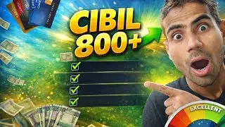 Credit Card Se CIBIL 800+ Kaise Kare 😱 | 100% Working Trick | 
