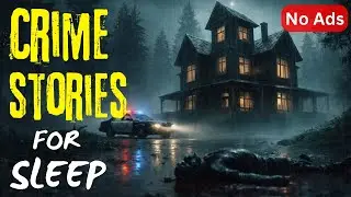 Disturbing True Crime Stories For Sleep With Rain Sound | Black Screen | Vol. 26