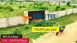 Affordable land in Ghana at East Legon hills (santoe) 