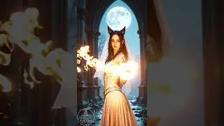 The Bride of the Hollow Moon  #fantasyshorts #aiart #darkfantasymusic