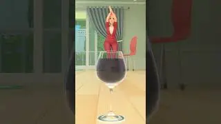 WINE GLASS MAGIC #mayamax #cocometa