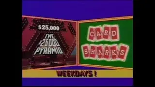 1986 CBS Game Shows Promo $25,000 Pyramid and Card Sharks