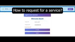 How to request for a service from OkOn?