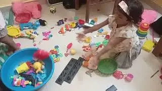 Baby girl play time || indian baby playing video|| nursery baby || smart kids