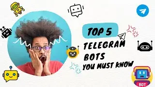 Top 5 Telegram Bots🤖| Best Telegram Bots | 