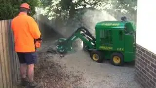 Stumpgrinding Difficult Access