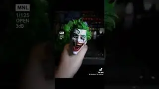 Making of Joker Bust #3dprint #airbrush #3dprinting #batman #halloween #batmanreturns