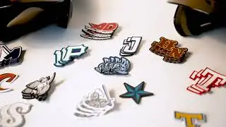 3D Raised Batting Helmet Decals