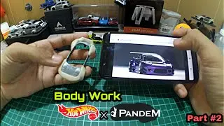 Body Work HotWheels Custom Honda NSX Pandem || Part #2