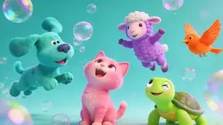 🎶 Animal Friends Colorful Rhythm Show 🎶🌈🐾 | Fun Kids Music Mix, Color Learning & Dancing Animals! 🎉✨