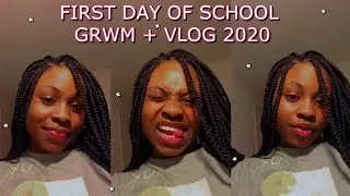 GRWM: First Day of School 2020 + VLOG *8th grade *online school