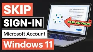 How To Skip Windows 11 Sign in WITHOUT a Microsoft Account!