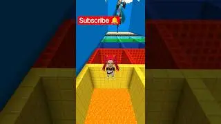 KPop Demon Hunters vs Squid Game Lava Jump CHALLENGE 😱 #minecraft​ #roblox​ #kpop