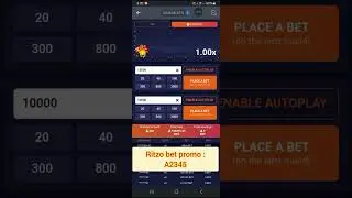  Ritzo bet crash gameplay win tarks and big win 💥