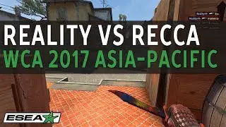 WCA 2017 Asia-Pacific Closed Qualifier Signature Reality vs. Recca
