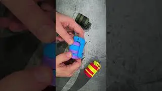 Fidget Fuse Grenade 5 in 1 Snap Fit Fidget Toy #shorts