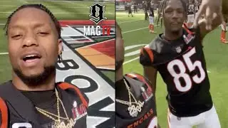 Joe Mixon Is Confident & Loose A Day Before The Superbowl! 🏈
