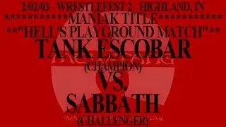 Tank vs. Sabbath 02/02/03 [MEW Wrestling]