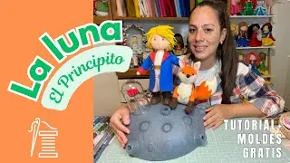 La luna de El Principito 🧵 tutorial y moldes gratis!!