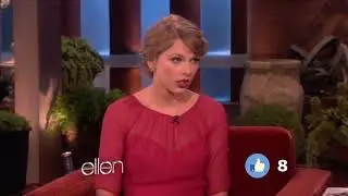Interview with Taylor Swift: overuse of the word 'like' on Ellen Show