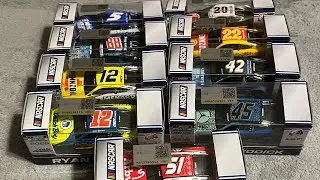Распаковка литых машин NASCAR! Большой улов литых машин NASCAR 2025 года