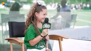 Is That Braxton Berrios's Real Hair Color? | Kid Reporter Series | The New York Jets | NFL